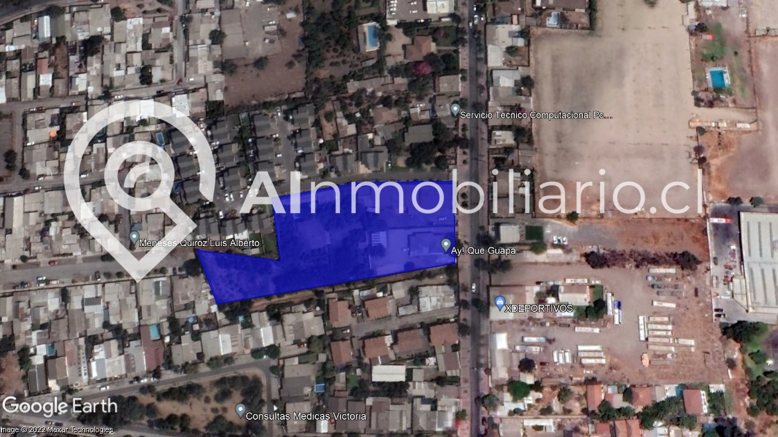 vista aerea de la propiedad en venta ubicada en seminario comuna de providencia