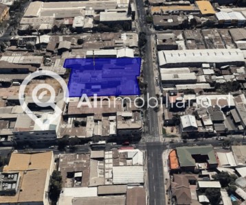 Imagen que muestra la superficie del terreno en venta en San Francisco, Santiago