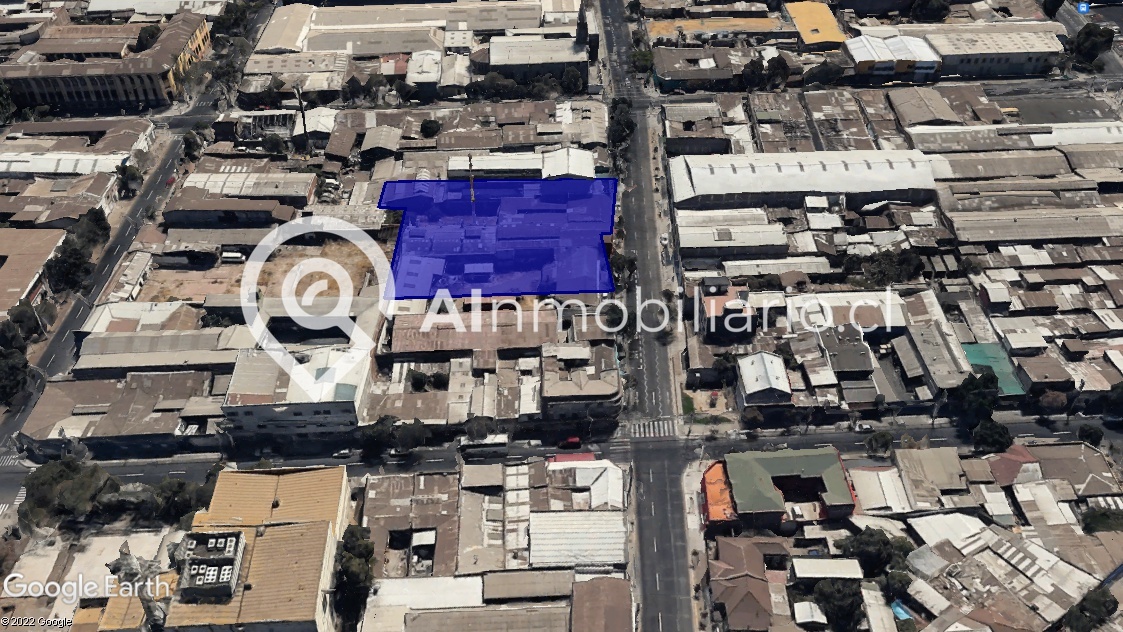 Imagen que muestra la superficie del terreno en venta en San Francisco, Santiago