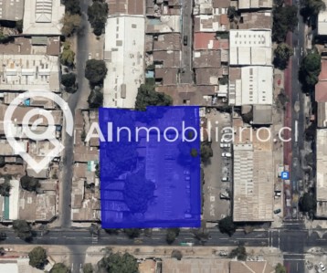 Imagen que muestra los alrededores de la propiedad en venta en Santiago Ñuble, incluyendo paisajes naturales y urbanos que la rodean