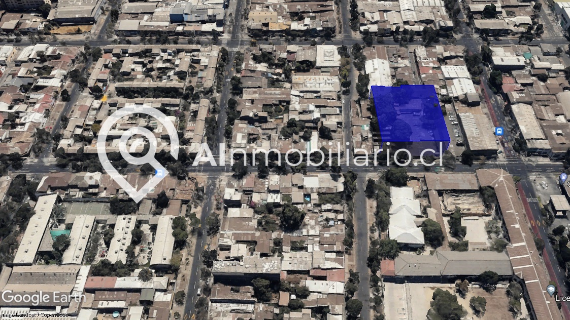 Imagen que muestra la ubicación de la propiedad en venta en Santiago Ñuble, destacando su cercanía a importantes vías de acceso, comercios y servicios públicos de la zona