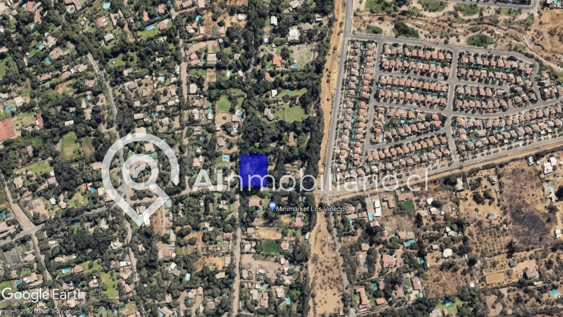 Vista frontal de la superficie de la propiedad en venta en La Florida Olga Salas