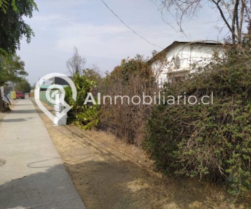 Vista a la fachada del terreno en venta ubicado en Diego Portales comuna de La Florida
