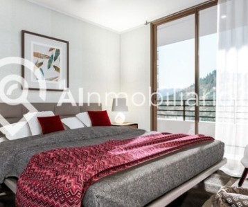 Vista del dormitorio de departamento ubicado en San Cristóbal comuna de Recoleta