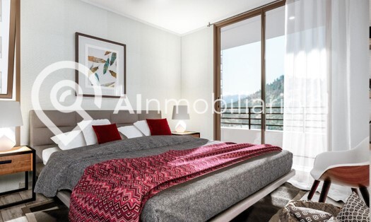 Vista del dormitorio de departamento ubicado en San Cristóbal comuna de Recoleta