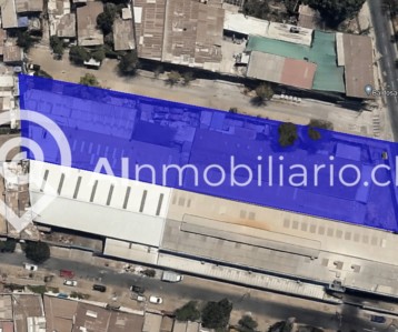 superfiie de la propiedad en venta ubicada en santa rosa comuna de san miguel