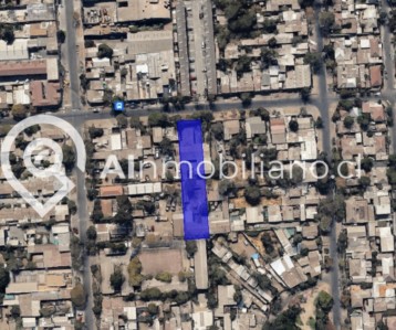 Imagen de la gran superficie del terreno en venta en Quinta Normal