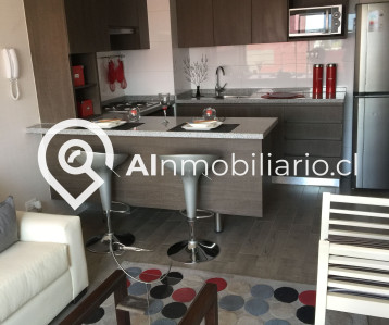 Vista de la cocina comedor de los departamentos ubicados en Independencia