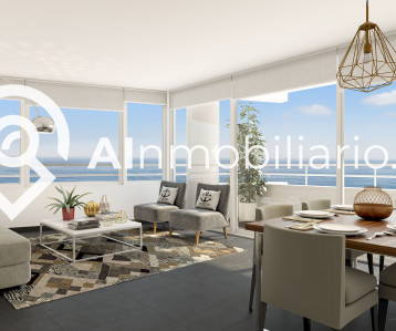 Vista del comedor de departamento en Iquique