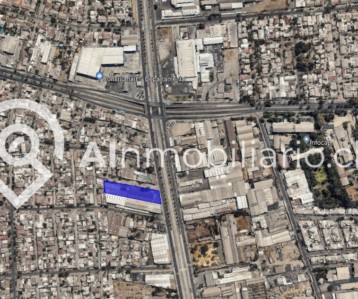 mapa de la propiedad en venta ubicada en santa rosa comuna de san miguel
