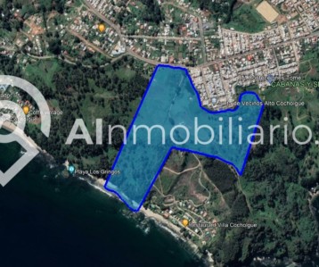 vista aérea de la superficie del terreno en venta pichicocholgue