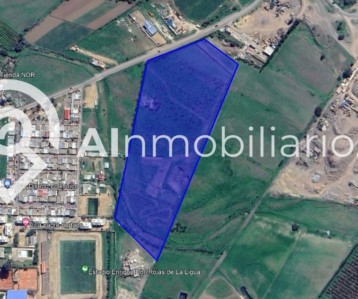 vista aérea de loteo en venta en La Ligua