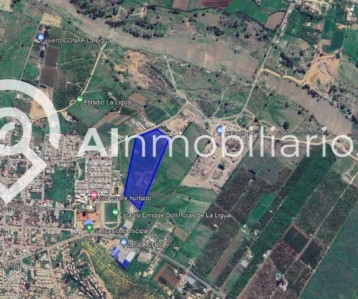 vista aérea de la superficie de loteo en venta en La Ligua