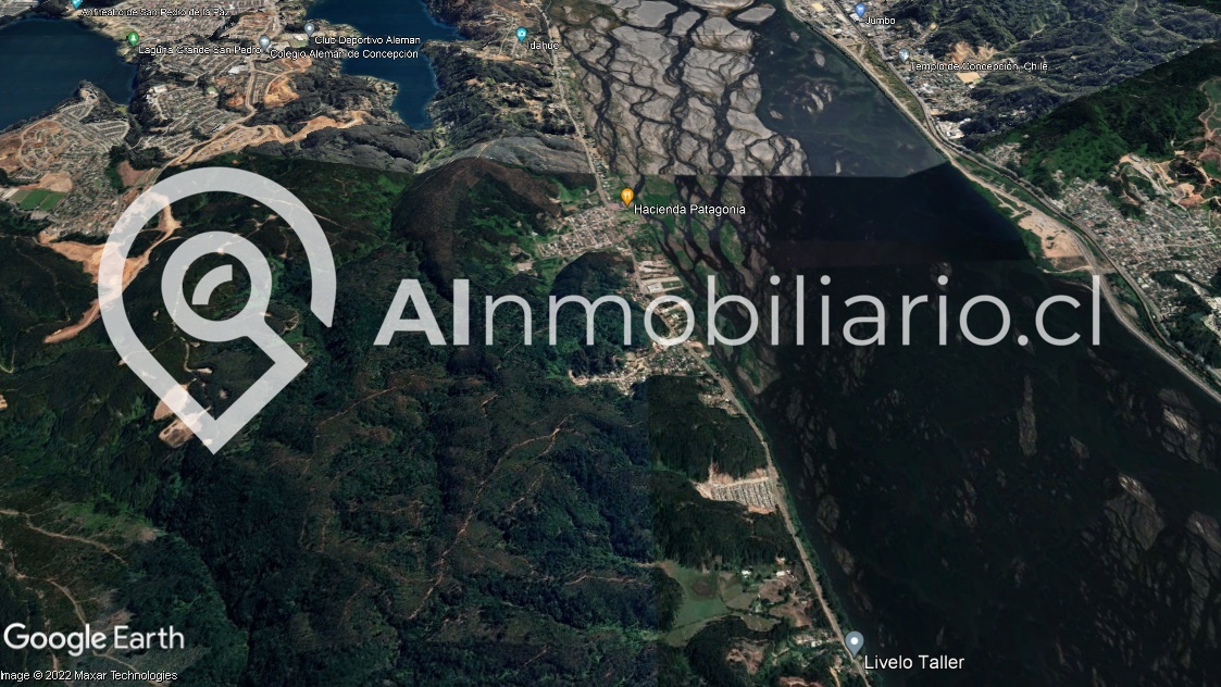 vista panorámica de loteo en venta ubicado en san pedro de la paz