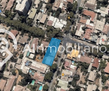 vista aerea del stripcenter en venta ubicado enoctava avenida comuna de san miguel