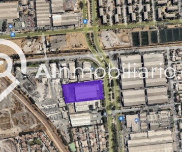 Vista desde arriba del terreno en venta ubicado en Marathon comuna de Macul