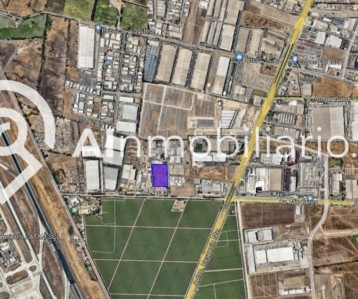 Vista aérea de la superficie de terreno en venta en Pudahuel, sector El Bosque.