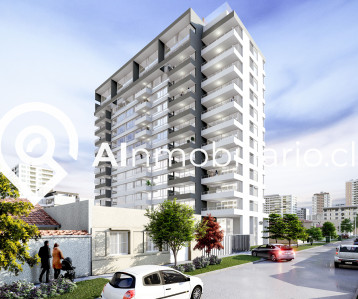 Vista del edificio Curiñanca comuna de San Miguel