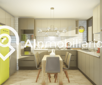 Vista del comedor del departamento en venta ubicado en Fermín Vivaceta comuna de Independencia