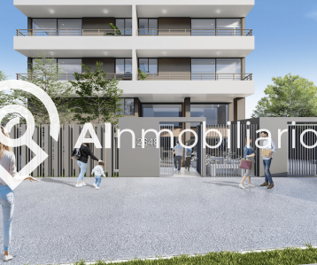 Vista de la entrada edificio ubicado en Fermín Vivaceta en Independencia