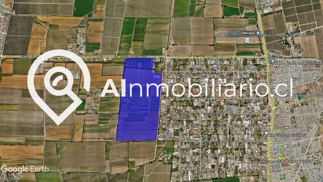 Imagen del detalle del terreno de la propiedad en venta en El Mariscal, San Bernardo. ¡Descubre todas sus posibilidades!