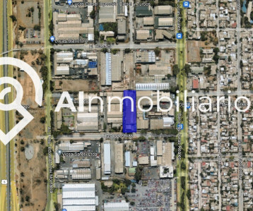 vista aérea venta terreno Las Industrias comuna de Conchalí