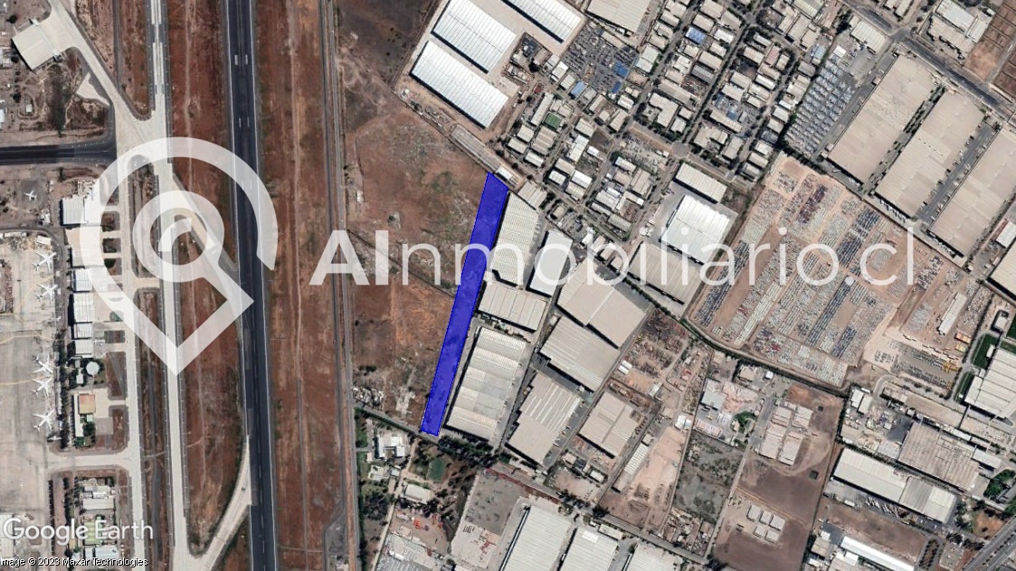 Vista panorámica del terreno en venta en Miraflores, Pudahuel