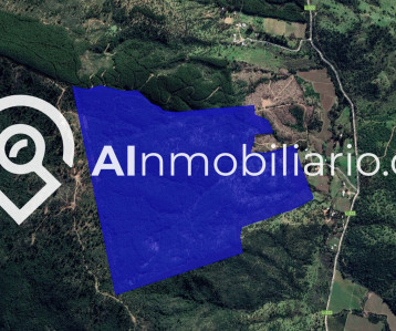 vista aerea del predio en venta ubicado en angostura comuna de san javier