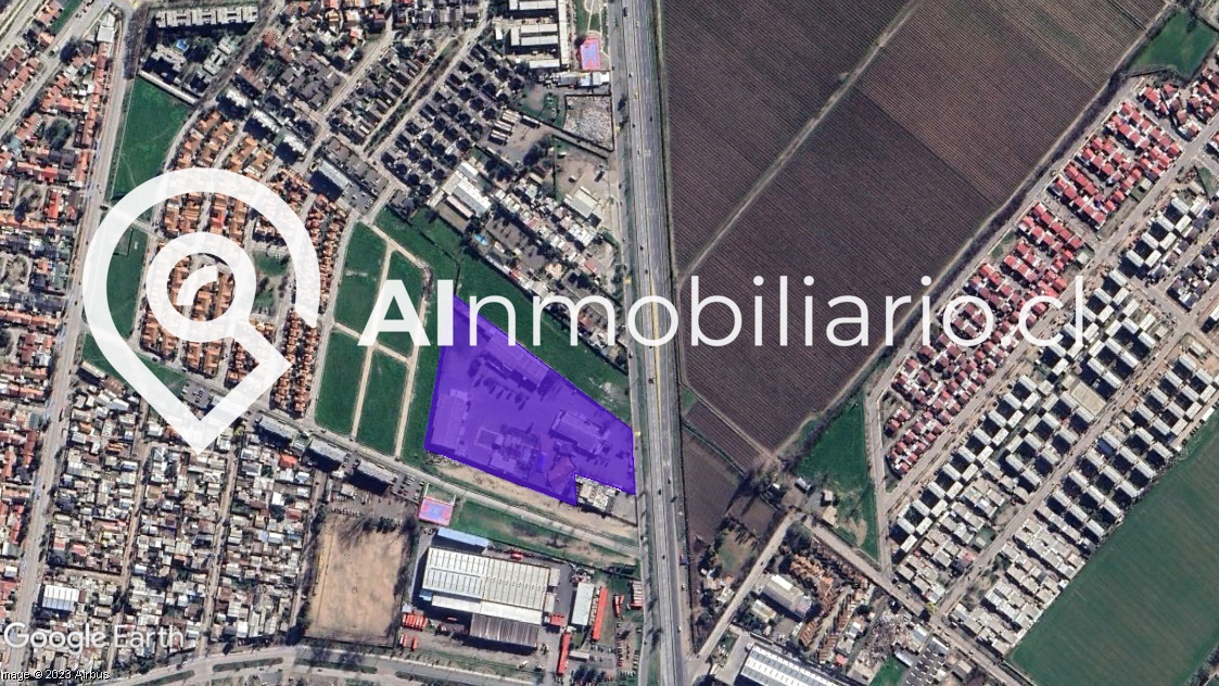 Foto de la superficie de la propiedad en venta en Rancagua desde una perspectiva lateral