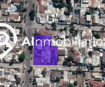 vista del terreno en venta fabriciano gonzales en la comuna de macul