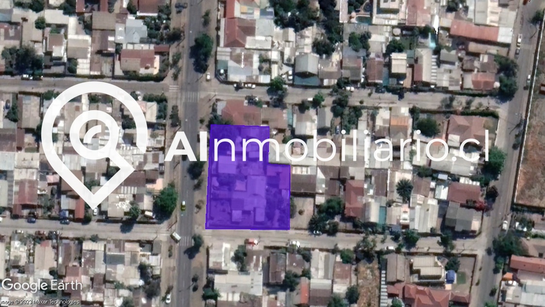 vista del terreno en venta fabriciano gonzales en la comuna de macul