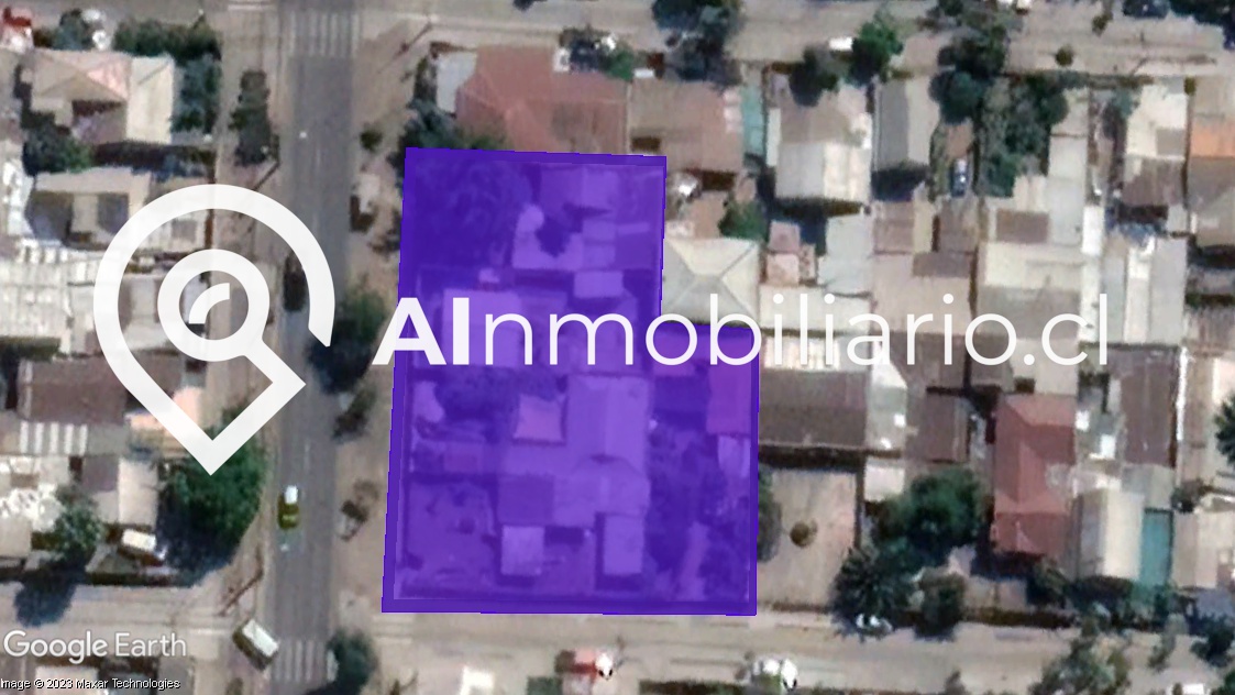 vista aerea de terreno en venta fabriciano gonzales comuna de macul