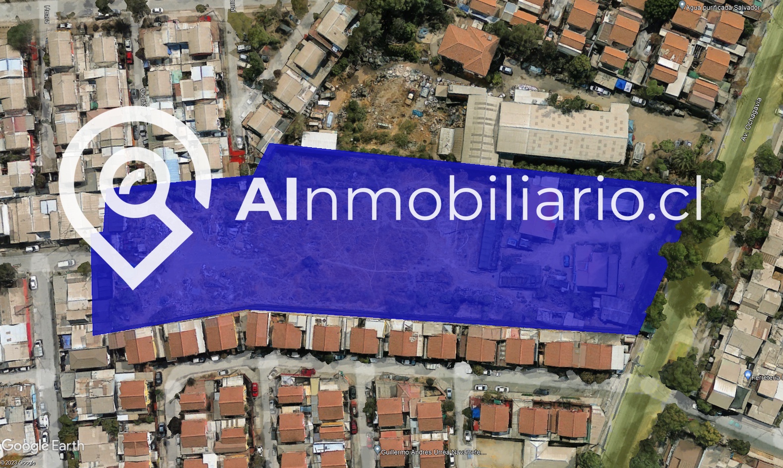 Imagen de la superficie de la propiedad en venta en Ochagavía, San Bernardo. ¡Descubre más detalles!