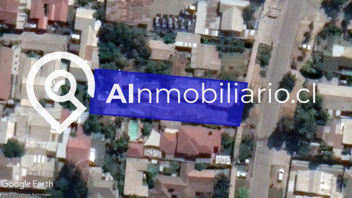 Superficie de la propiedad de 860 m2 en venta en Irán, Macul.