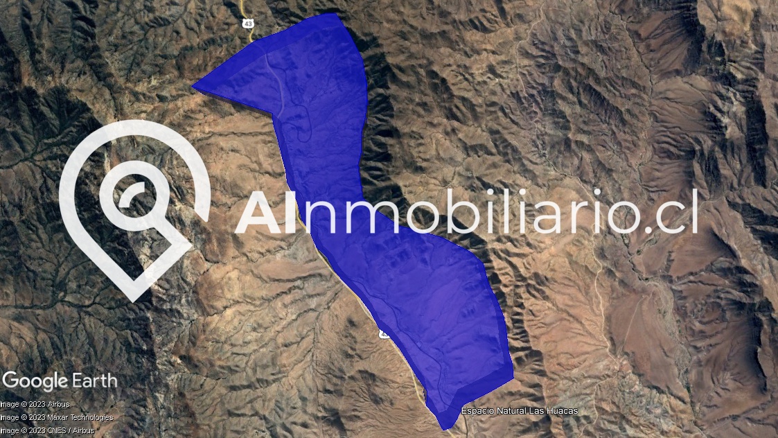 Terreno mayoritariamente plano en venta en La Cuesta Las Cardas, Ovalle