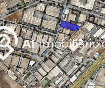 Imagen del plano de la propiedad en venta en Ojos del Salado, Quilicura, que muestra la superficie del terreno y la ubicación de la bodega