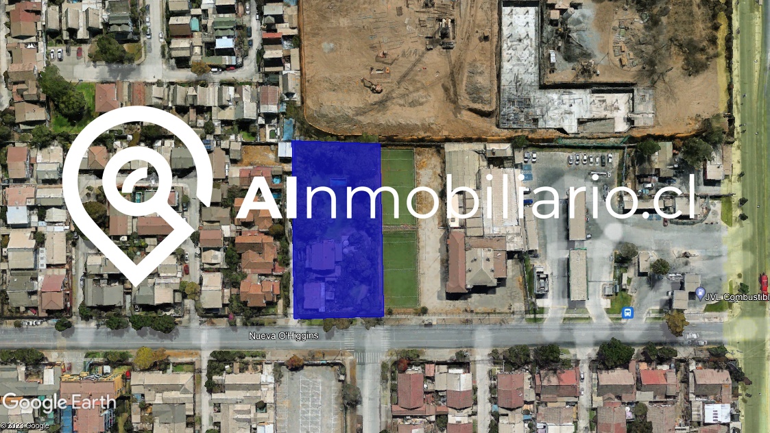 Imagen de la superficie de la propiedad en venta en Nueva O'Higgins, Maipú