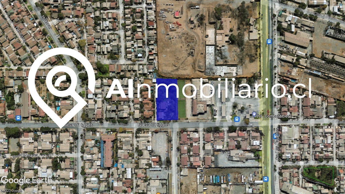 Imagen de la superficie de la propiedad en venta en Nueva O'Higgins, Maipú - Superficie de 2300 m2