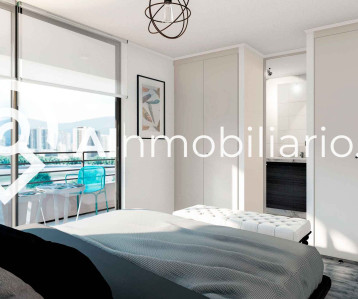 Fotografía del dormitorio principal del departamento en arriendo en David Arellano, comuna de Independencia