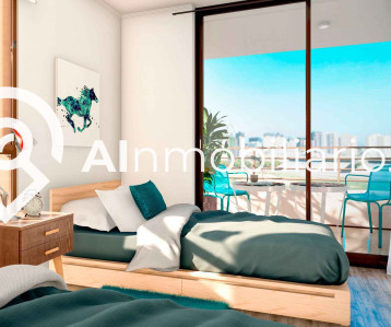 Imagen de la habitación secundaria del departamento en arriendo en David Arellano, comuna de Independencia