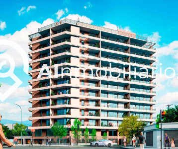 Imagen de la vista del imponente edificio en David Arellano, comuna de Independencia