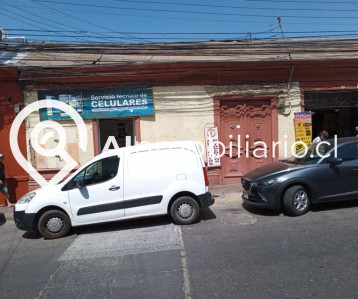 vista frontal del terreno en venta en la serena