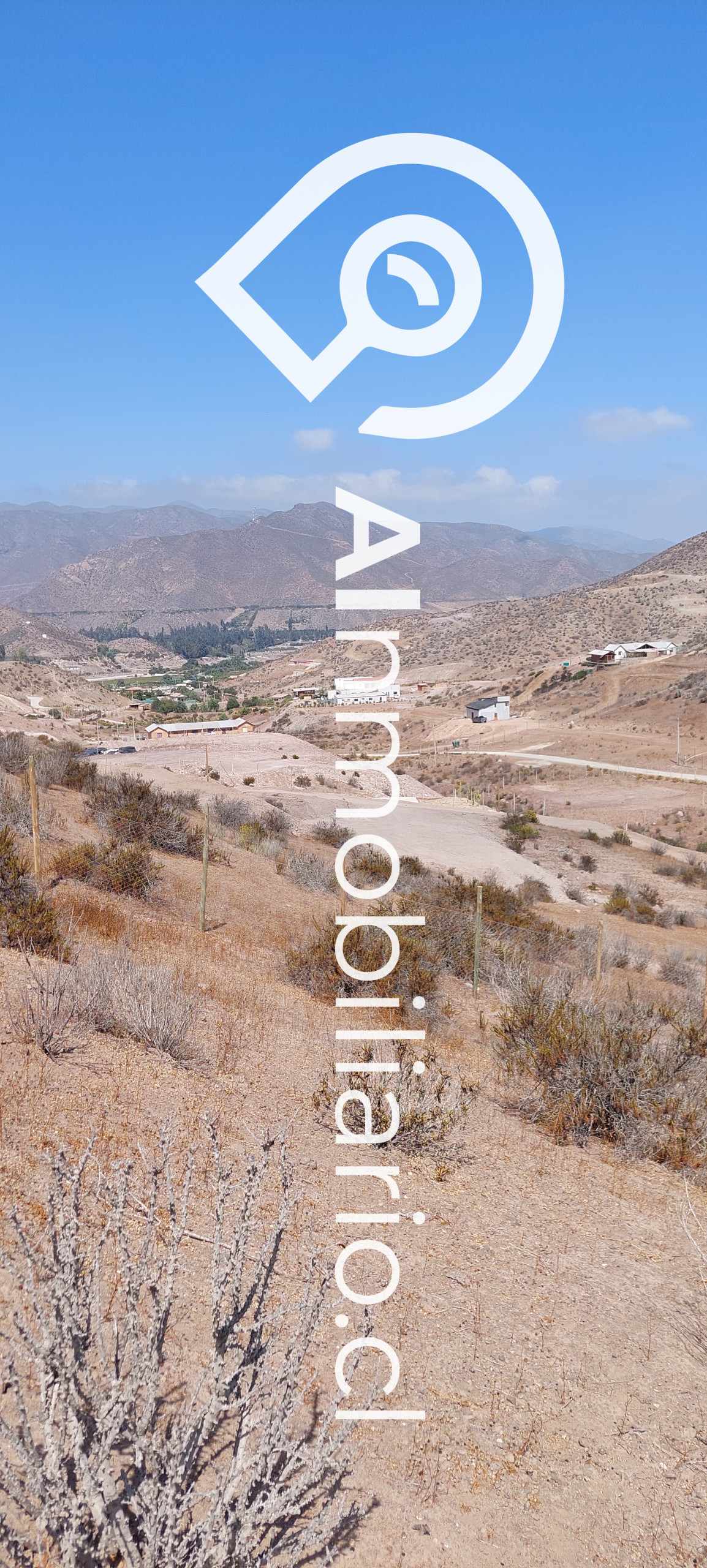 Vista aérea de la superficie del terreno en venta en Coquimbo, Los Marquesa