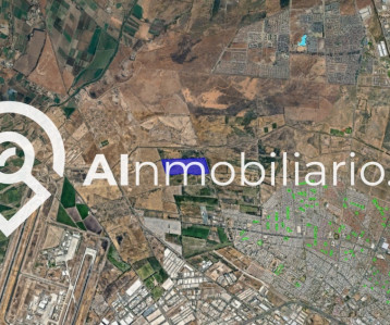 Imagen del espacio abierto de la propiedad en venta en calle ColoColo, Quilicura, resaltando las posibilidades de construcción y desarrollo