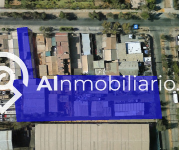 Imagen de la superficie del terreno en venta en El Parrón, La Cisterna. Ubicado en una zona estratégica, ideal para inversionistas y emprendedores.