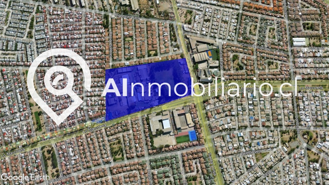 Venta de propiedad con vista aérea impresionante en Marcoleta, Quilicura