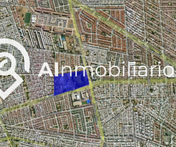 Vista aérea de la superficie de la propiedad en venta en Quilicura, Marcoleta