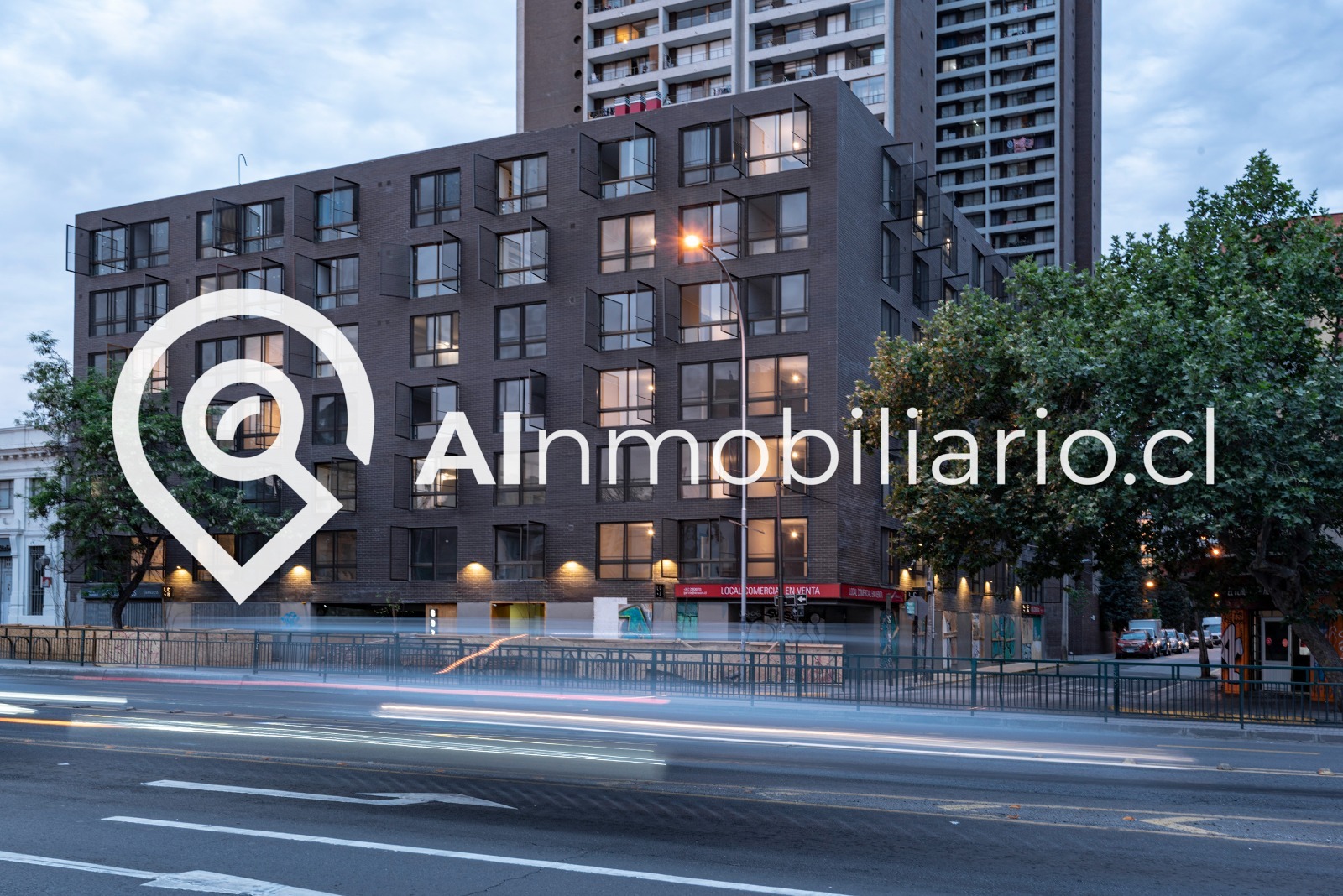 imagen frontal de local comercial en arriendo en a comuna de ñuñoa