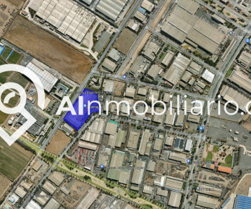Foto del terreno en venta en Santa Josefina, comuna de San Bernardo. Ubicado en la zona industrial de Industria Chilemat