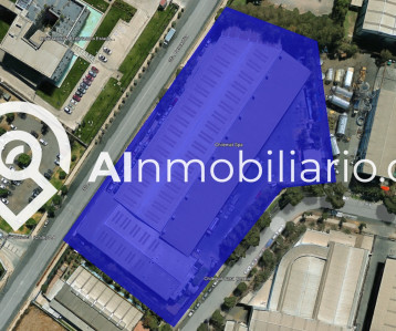 Vista de la superficie del terreno en venta en Santa Josefina, San Bernardo. Ubicado en el sector industrial de Industria Chilemat.